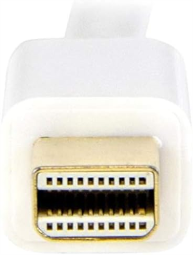StarTech.com 6ft (2m) Mini DisplayPort to HDMI Cable - 4K 30Hz Video - mDP to HDMI Adapter Cable - Mini DP or Thunderbolt 1/2 Mac/PC to HDMI Monitor - mDP to HDMI Converter Cord - White (MDP2HDMM2MW