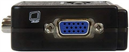 StarTech.com Kit commutateur KVM USB VGA à 2 ports avec audio et câbles - Switch écran clavier souris - Noir (SV211KUSB)