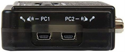 StarTech.com Kit commutateur KVM USB VGA à 2 ports avec audio et câbles - Switch écran clavier souris - Noir (SV211KUSB)