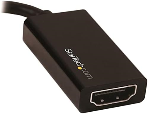 StarTech.com Mini DisplayPort to HDMI Adapter - Active mDP 1.4 to HDMI 2.0 Video Converter - 4K 60Hz - Mini DP or Thunderbolt 1/2 Mac/PC to HDMI Monitor/TV/Display - mDP to HDMI Dongle (MDP2HD4K60S