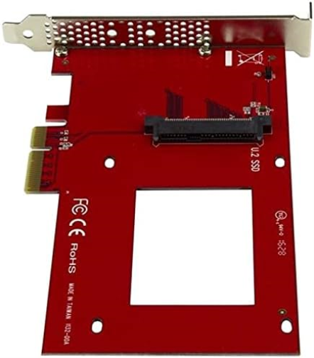 StarTech.com U.2 to PCIe Adapter 2.5 U.2 NVMe SSD