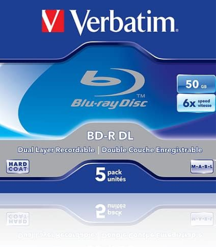 Verbatim 43748 BD-R DL 50GB 6x