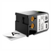 DYMO XTL All-Purpose Vinyl Labels, 1/2" x 23', Black on Clear