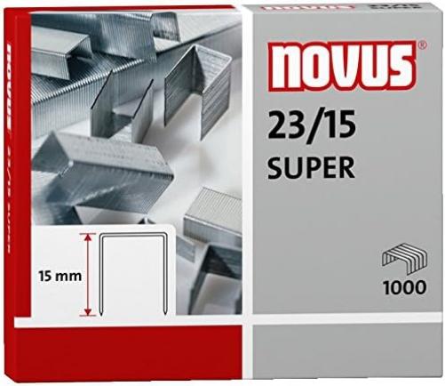 Novus 23/15 Super Staples (Box of 1000