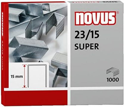 Novus 23/15 Super Staples (Box of 1000