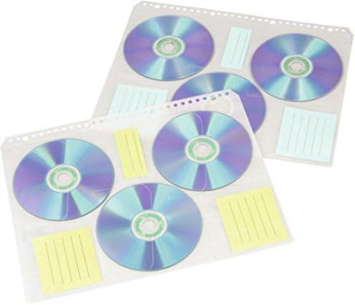 Hama 49835| CD Index Sleeves | 60 CDs | Transparent