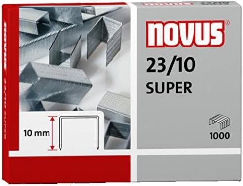 Novus 23/10 Super Staples (Box of 1000