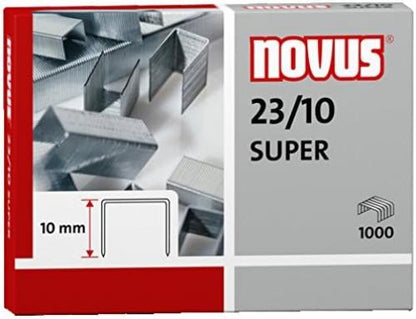 Novus 23/10 Super Staples (Box of 1000