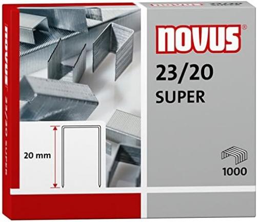 Novus 23/20 Super Staples (Box of 1000