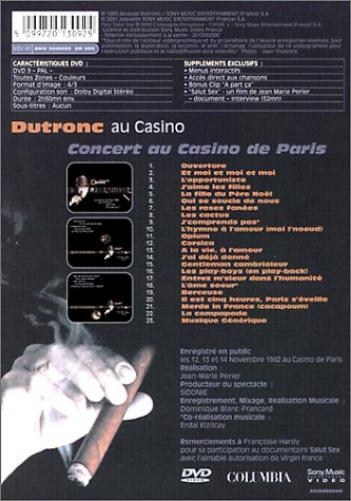 Jacques Dutronc: Dutronc au Casino