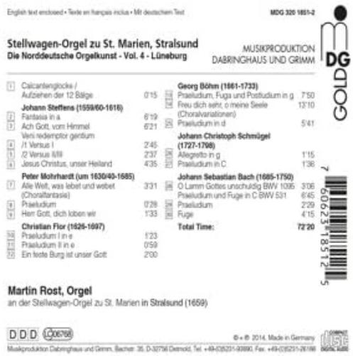North German Organs Vol. 4, Luneburg