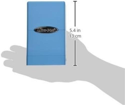 Ultra Pro DECKBOX Satin Tower C6 Card Game (Light Blue), UP84180