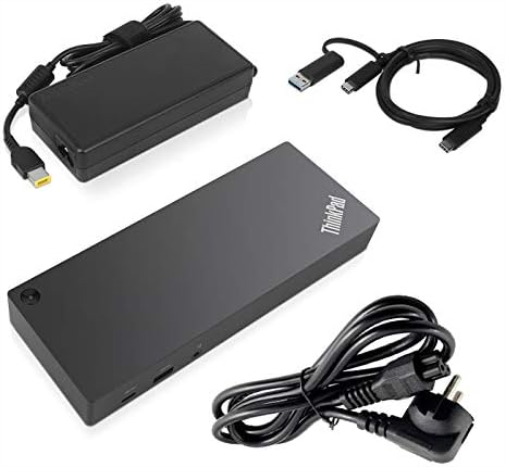 Lenovo 40AF0135EU - Base (Alámbrico, 10,100,1000 Mbit/s, Negro, 0-35 °C, 210 mm, 80 mm