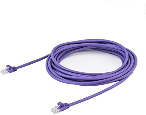 StarTech.com 7m Purple Cat5e Patch Cable with Snagless RJ45 Connectors - Long Ethernet Cable - 7 m Cat 5e UTP Cable (45PAT7MPL