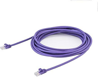 StarTech.com 7m Purple Cat5e Patch Cable with Snagless RJ45 Connectors - Long Ethernet Cable - 7 m Cat 5e UTP Cable (45PAT7MPL