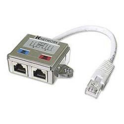 Intellinet 2-Port Cat5-Anschlussteiler doppelt geschirmt (zum Aufsplitten eines RJ45-Netzwerkkabels) 504195 ZWEI STÜCK BENÖTIGT - (ein Verteiler an jedem Ende des Netzwerkkabels