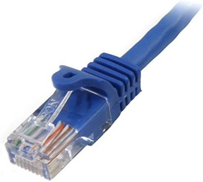 StarTech.com Câble réseau Cat5e UTP sans crochet - 10 m Bleu - Cordon Ethernet RJ45 anti-accroc - Câble patch (45PAT10MBL