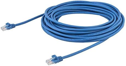 StarTech.com Câble réseau Cat5e UTP sans crochet - 10 m Bleu - Cordon Ethernet RJ45 anti-accroc - Câble patch (45PAT10MBL