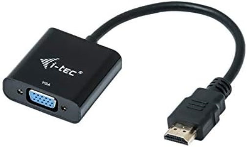 I-Tec Adapter HDMI VGA 1.080p / 60Hz, schwarz