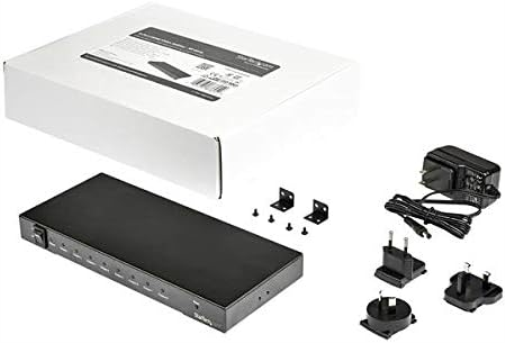 Startech.Com 4K 60Hz Hdmi Splitter - 8 Port - Hdr Support - 7.1 Surround Sound Audio - Hdmi Distribution Amplifier - Hdm