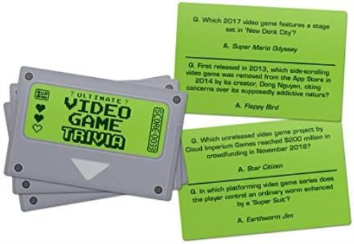 Professor PUZZLE Video Game Trivia - 300 Question Video Game Trivia Quiz Game for the whole family