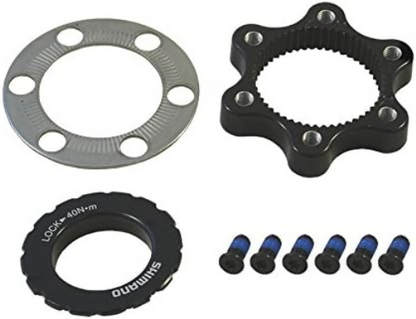 Shimano SM-RTAD05 6-bolt rotor to Centre-Lock hub disc adapter