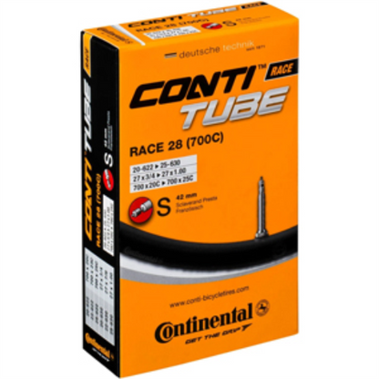 Continental Race Tube Presta 42Mm Valve Black 700X20-25C