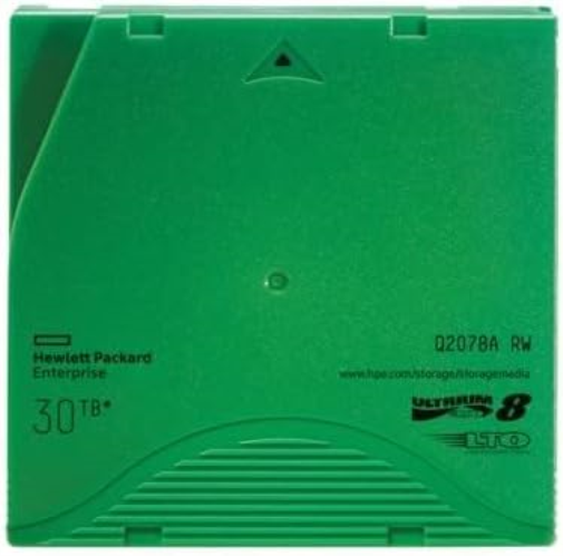 HP LTO-8 Ultrium 30TB RW Data Cartridge 12000GB LTO - Cinta virgen (LTO, 12000 GB, 30000 GB, 30 año(s), 183 kA/m, 2.5:1