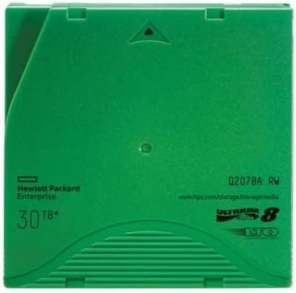 HP LTO-8 Ultrium 30TB RW Data Cartridge 12000GB LTO - Cinta virgen (LTO, 12000 GB, 30000 GB, 30 año(s), 183 kA/m, 2.5:1
