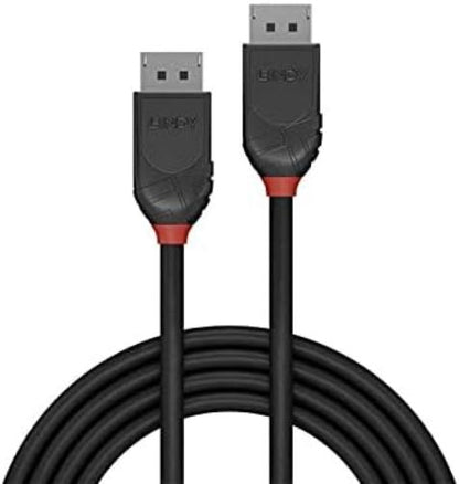 Lindy 36494 cable DisplayPort 1.5 m Black - Cables displayport (1.5 m, DisplayPort, DisplayPort, Male, Male, Black