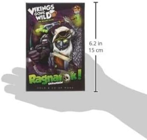 LUCKY DUCK GAMES Vikings Gone Wild Ragnarok Expansion - Halt The Undead Army in a Solo or Cooperative Battle Against Ragnarok! Strategy Game, Ages 10+, 2-4 Players, 45-70 Minute Playtime, Made