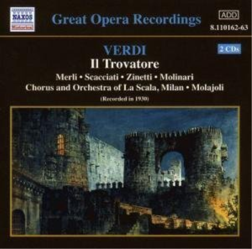 Il Trovatore (Chorus and Orchestra of La Scala, Molajoli)