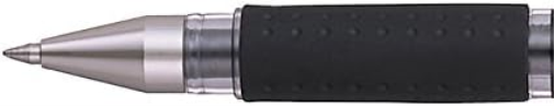 uni-ball UM-151S Gel Grip Rollerball Pens. Premium Medium 0.7mm Ballpoint Nib for Super Smooth Handwriting, School, Journaling and Note Taking. Fade & Water Resistant Uni Super Ink. Pack of 3 Black