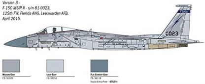 Italeri I1415 F-15C Eagle, No Entered