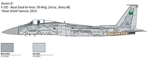 Italeri I1415 F-15C Eagle, No Entered