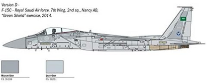 Italeri I1415 F-15C Eagle, No Entered