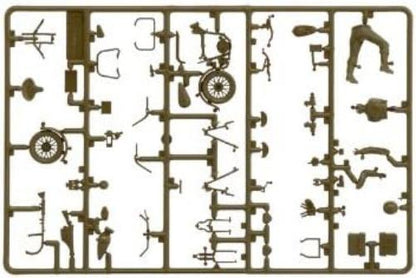 Italeri 510000322 – 1:35 U.S. Motorcycles WWII