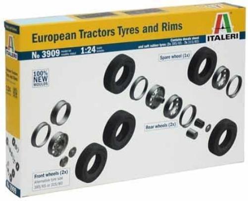 Italeri 510003909 – 1: 24 Neumáticos, Llantas Juego de Euro (7 + 7