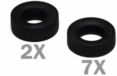 Italeri 510003909 – 1: 24 Neumáticos, Llantas Juego de Euro (7 + 7