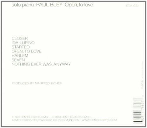 Open, to Love