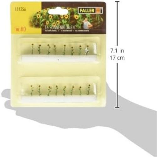 Faller 95523 - 16 Sunflowers Model Railway Model Making Accessories