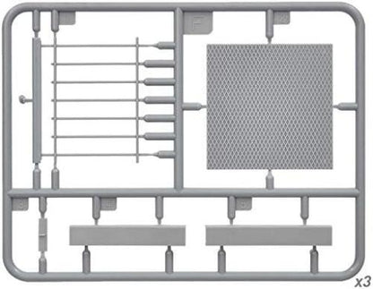 MiniArt 1:35 Scale Building Stairs Plastic Model Kit (Grey