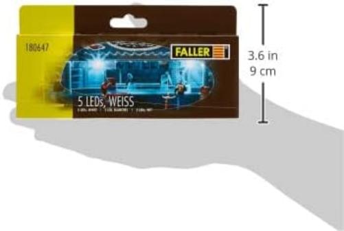 Faller - 5 Leds Wit