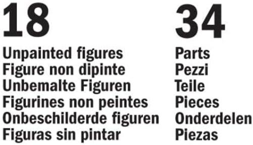 Italeri 510006065 - 1:72 British & Prussian General Staff Figures
