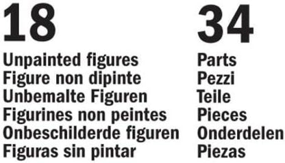 Italeri 510006065 - 1:72 British & Prussian General Staff Figures