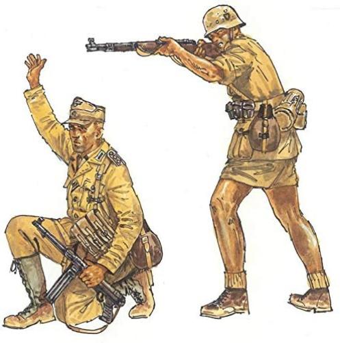 The Hobby Company Italeri 510006076 – 1:72 WW2 German Africa Corps