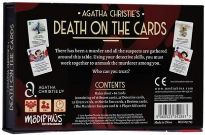 Modiphius MUH051795 Agatha Christie Death on The Cards, Mixed Colours