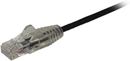 StarTech.com 0.5 m CAT6 Cable - Slim CAT6 Patch Cord - Black - Snagless RJ45 Connectors - Gigabit Ethernet Cable - 28 AWG (N6PAT50CMBKS