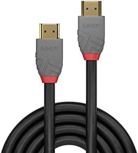 LINDY Cable HDMI 36961 Negro 50 cm Negro/Gris