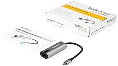 StarTech.com 2.5GbE USB C to Ethernet Adapter NBASE-T NIC - USB 3.0 Type C 2.5/1 Gigabit/100 Mbps Multi Speed Network/ USB 3.1 Laptop to RJ45/LAN Thunderbolt 3 Compatible/MacBook Pro Surface (US2GC30